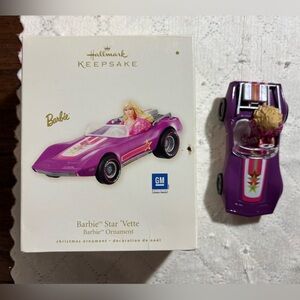 Hallmark Barbie Star Vette Keepsake Ornament